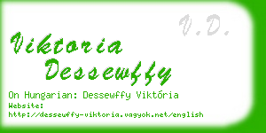 viktoria dessewffy business card